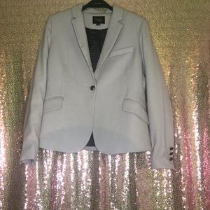 Grey blazer , satin black inside